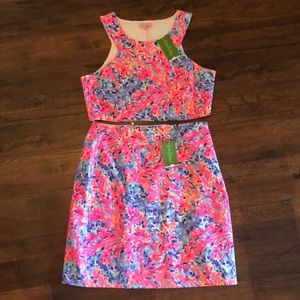 Mallika Crop Top & Skirt Set